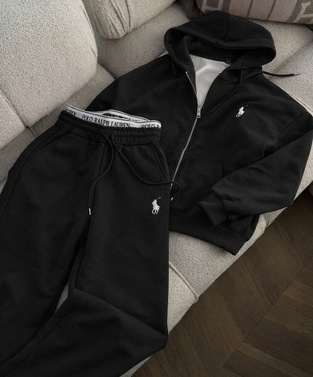 Everyday Comfort Zip-Up Tracksuit Set