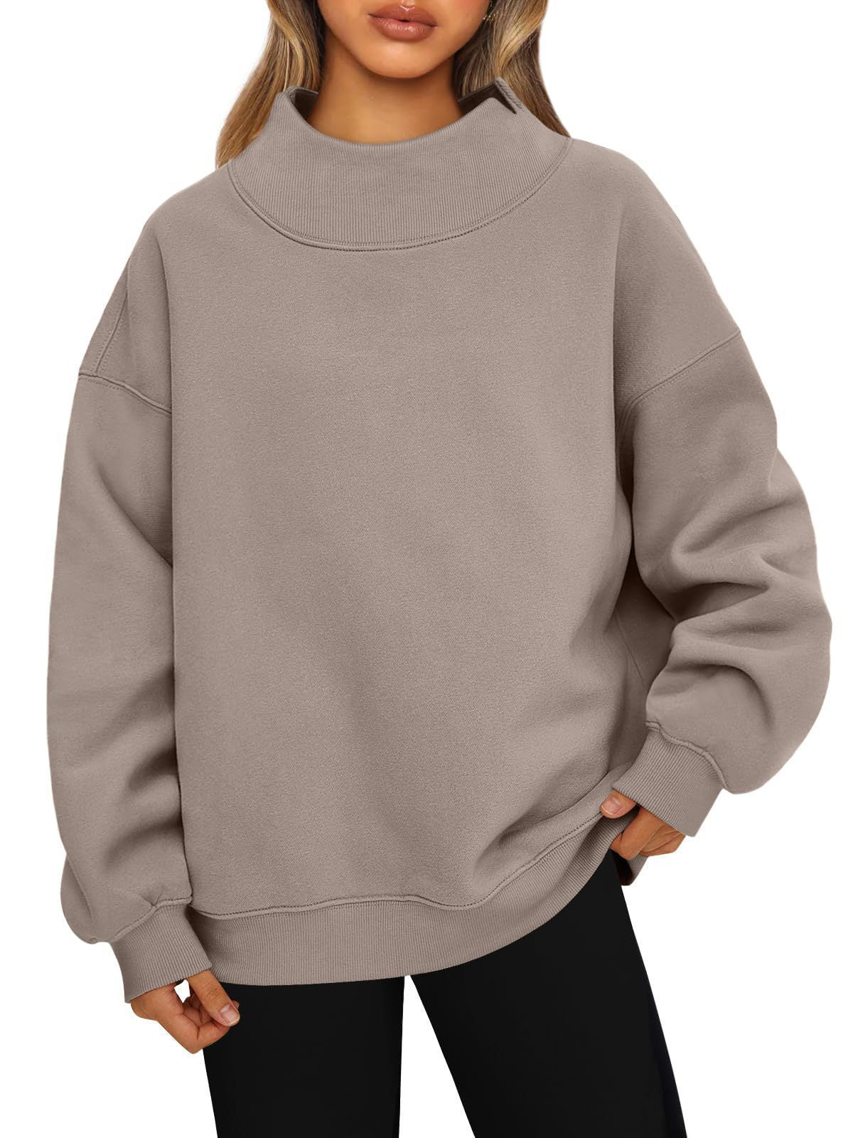 Everyday Oversized Turtleneck Pullover Comfort