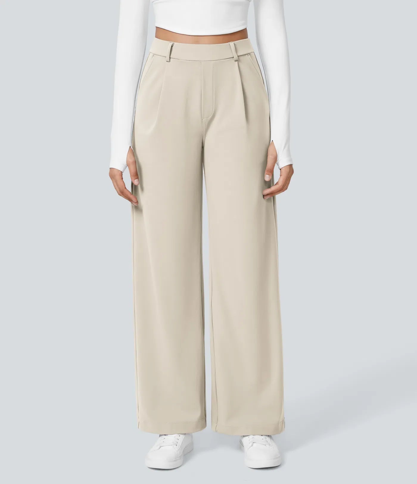 Polished Comfort High Waisted Pants