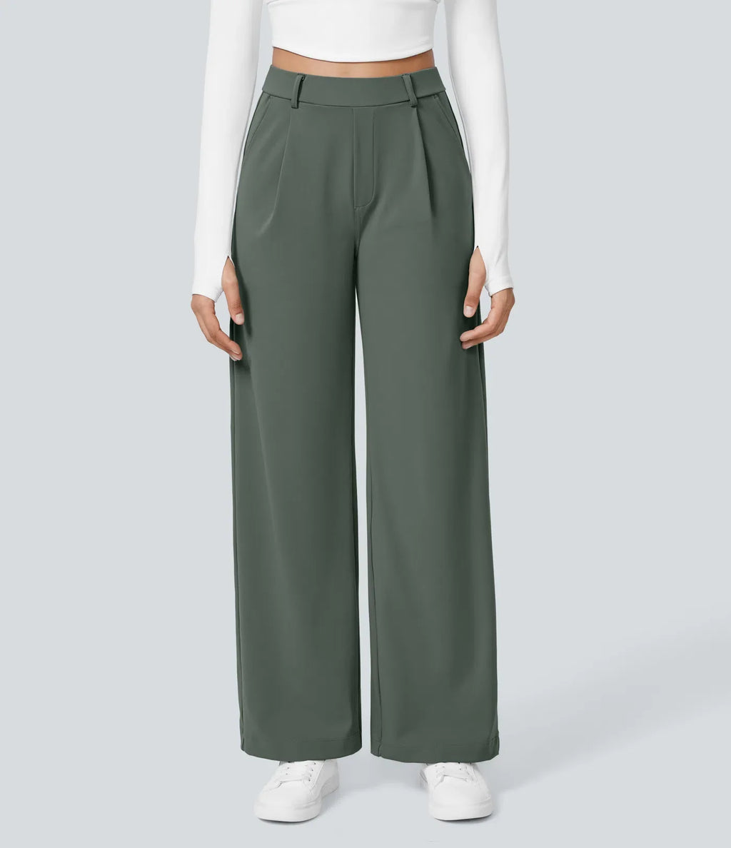 Polished Comfort High Waisted Pants